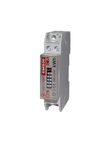 Asita ems30c single-phase electromechanical meter 30a 1 din module